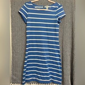 Hatley blue and white striped dress - Small
